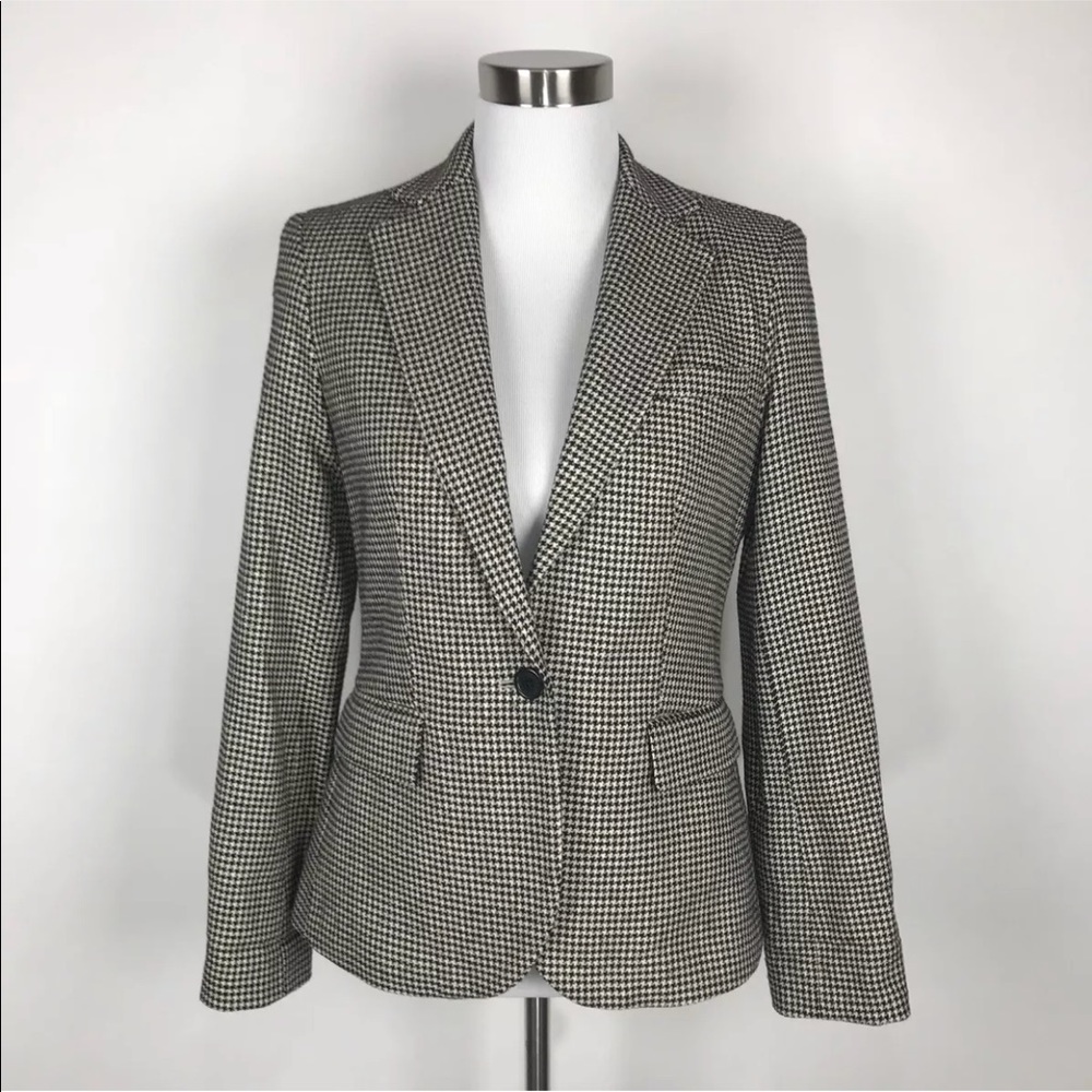 Lauren Ralph Lauren Houndstooth Blazer Sz 4